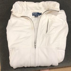 Worn once!  Heavy weight Polo Zip Up XXL